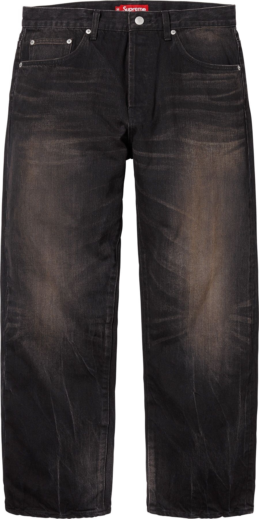 Distressed Loose Fit Selvedge Jean view 7